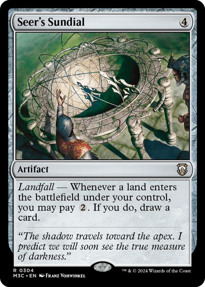 Seer's Sundial (Ripple Foil) [Commander: Modern Horizons 3] 304