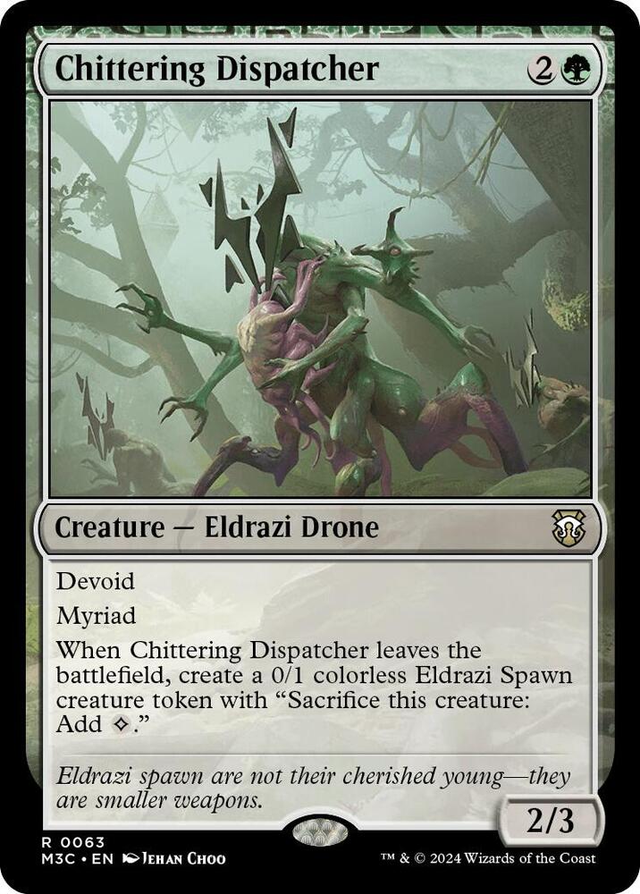 Chittering Dispatcher (Ripple Foil) [Commander: Modern Horizons 3] 63