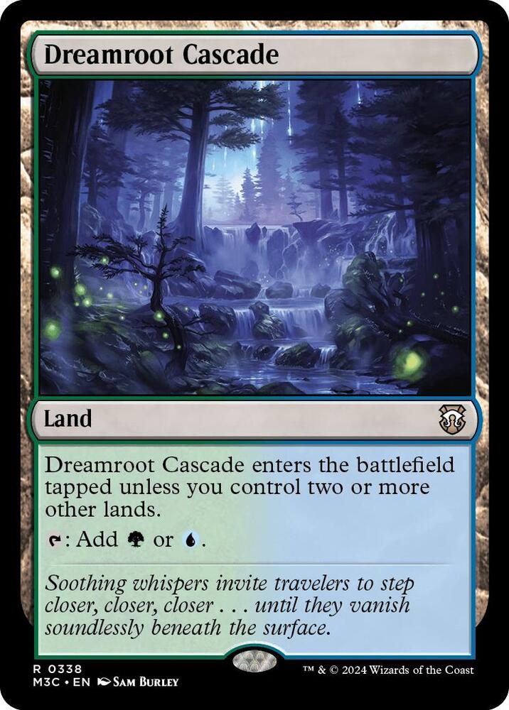 Dreamroot Cascade (Ripple Foil) [Commander: Modern Horizons 3] 338