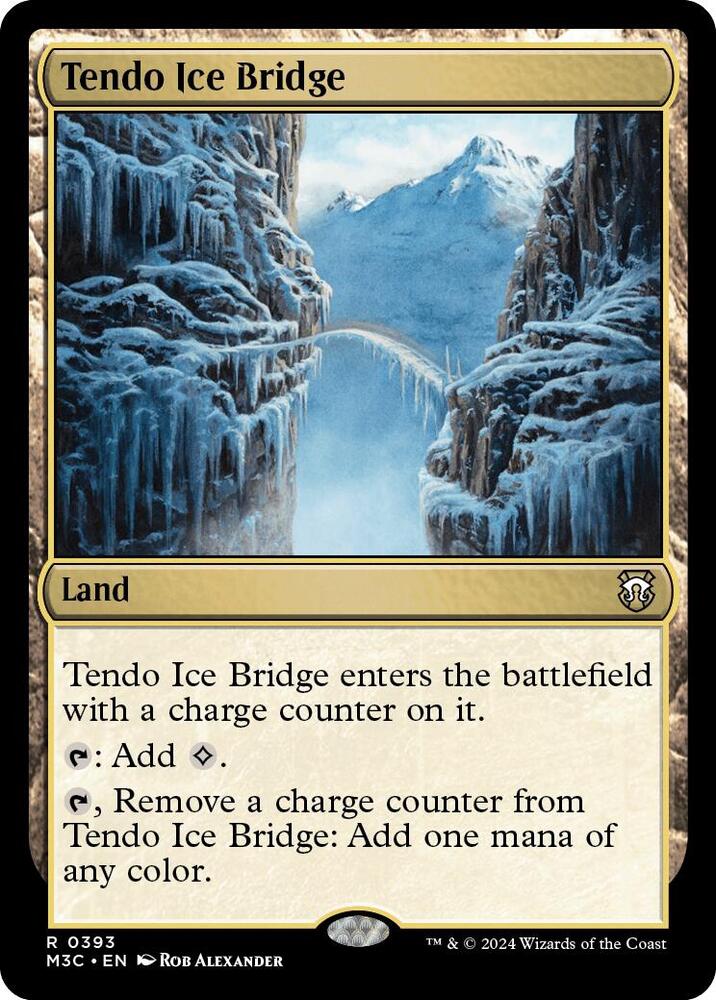 Tendo Ice Bridge (Ripple Foil) [Commander: Modern Horizons 3] 393