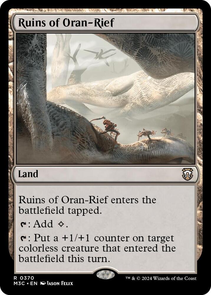 Ruins of Oran-Rief (Ripple Foil) [Commander: Modern Horizons 3] 370