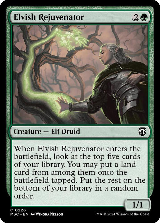 Elvish Rejuvenator (Ripple Foil) [Commander: Modern Horizons 3] 226