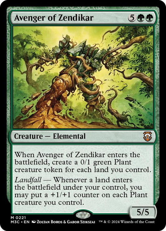 Avenger of Zendikar (Ripple Foil) [Commander: Modern Horizons 3] 221