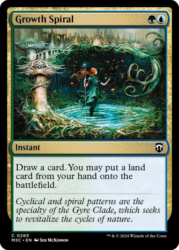 Growth Spiral (Ripple Foil) [Commander: Modern Horizons 3] 265