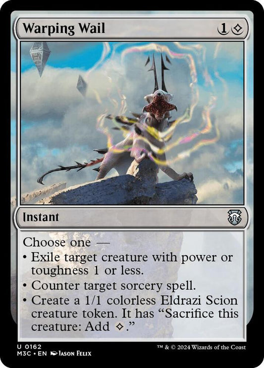 Warping Wail (Ripple Foil) [Commander: Modern Horizons 3] 162