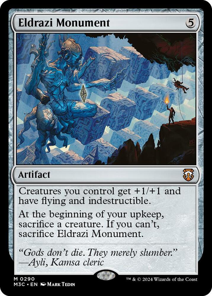 Eldrazi Monument (Ripple Foil) [Commander: Modern Horizons 3] 290