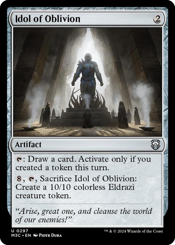 Idol of Oblivion (Ripple Foil) [Commander: Modern Horizons 3] 297