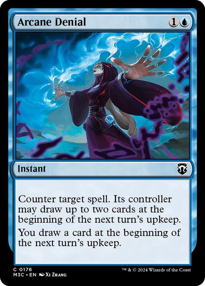 Arcane Denial (Ripple Foil) [Commander: Modern Horizons 3] 176