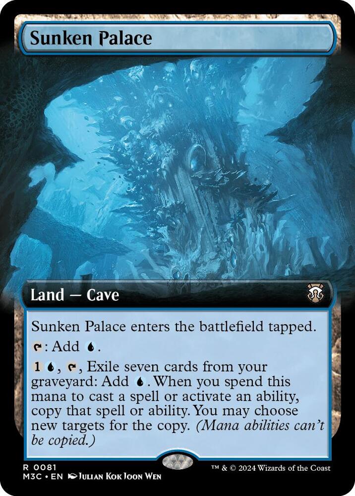 Sunken Palace (Extended Art) [Commander: Modern Horizons 3] 81