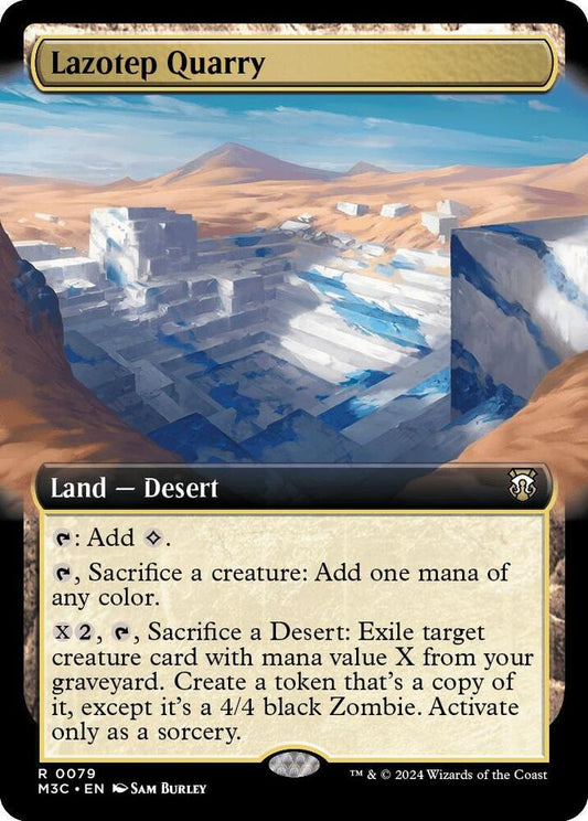 Lazotep Quarry (Extended Art) [Commander: Modern Horizons 3] 79