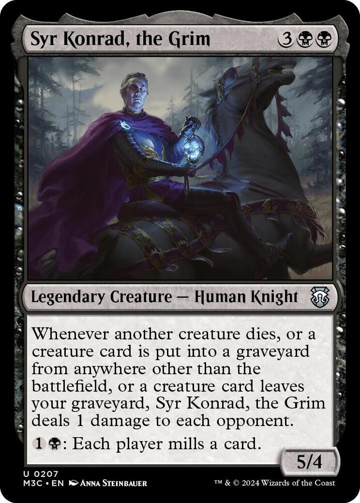 Syr Konrad, the Grim [Commander: Modern Horizons 3] 207