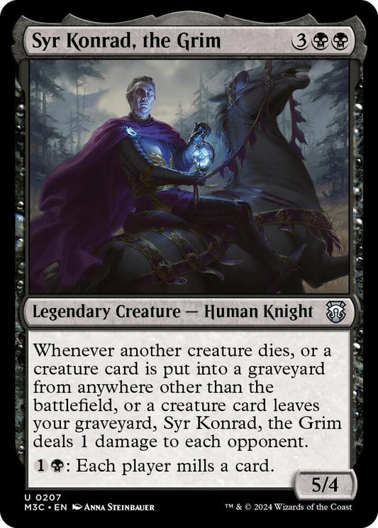 Syr Konrad, the Grim [Commander: Modern Horizons 3] 207