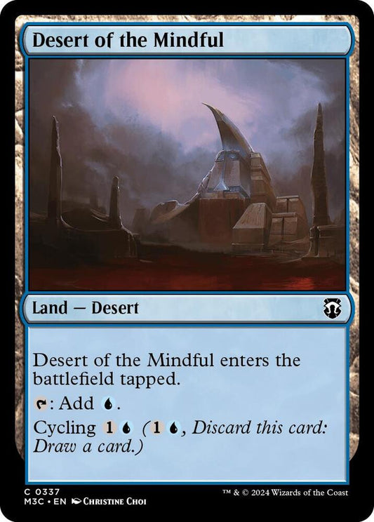 Desert of the Mindful (Ripple Foil) [Commander: Modern Horizons 3] 337