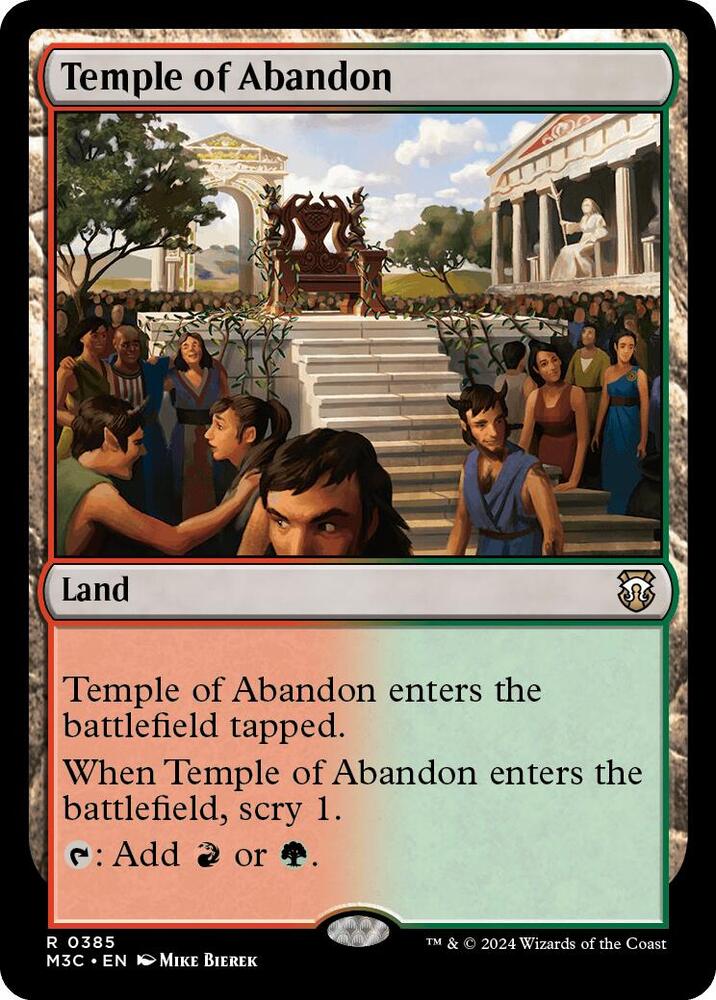 Temple of Abandon [Commander: Modern Horizons 3] 385