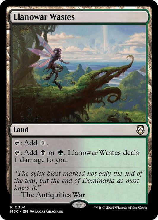 Llanowar Wastes (Ripple Foil) [Commander: Modern Horizons 3] 354