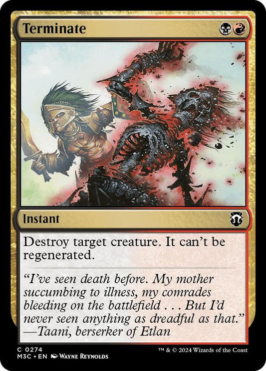 Terminate [Commander: Modern Horizons 3] 274