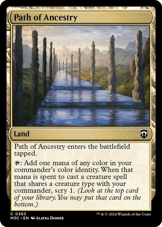 Path of Ancestry (Ripple Foil) [Commander: Modern Horizons 3] 363