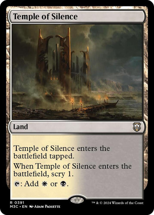 Temple of Silence (Ripple Foil) [Commander: Modern Horizons 3] 391