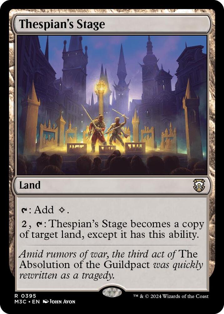 Thespian's Stage (Ripple Foil) [Commander: Modern Horizons 3] 395