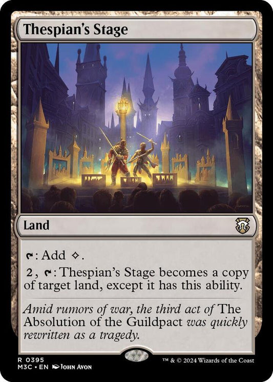Thespian's Stage (Ripple Foil) [Commander: Modern Horizons 3] 395