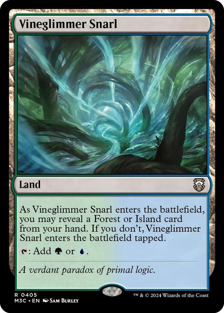 Vineglimmer Snarl (Ripple Foil) [Commander: Modern Horizons 3] 405