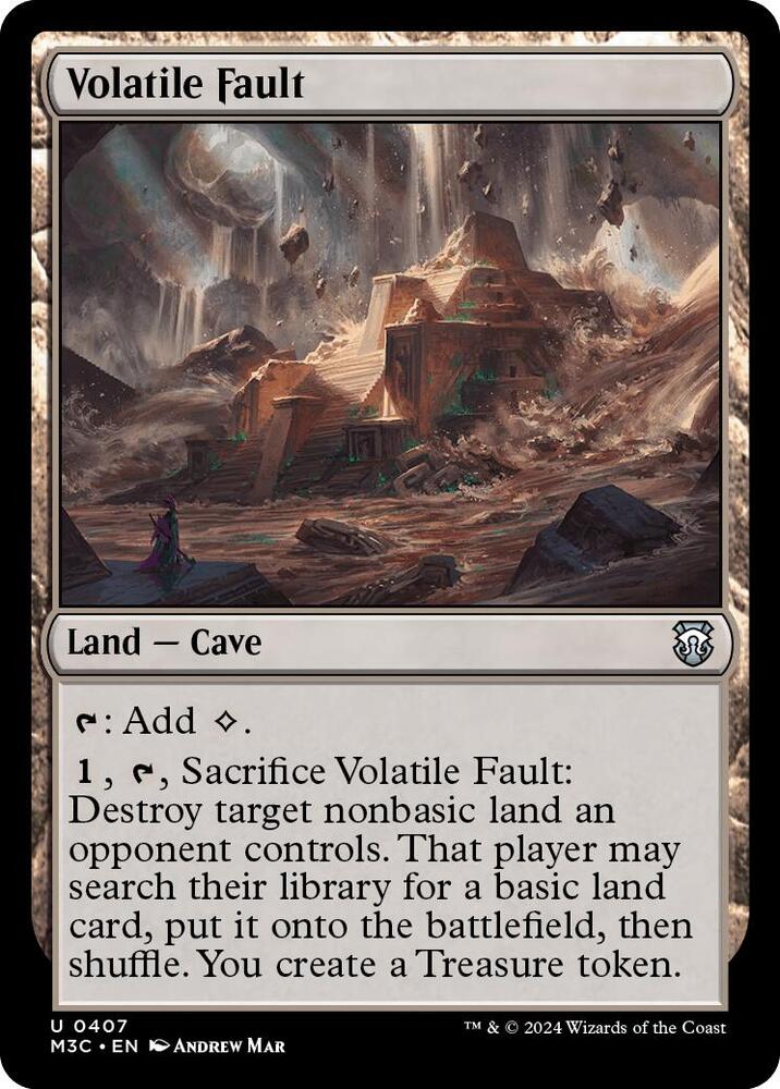 Volatile Fault (Ripple Foil) [Commander: Modern Horizons 3] 407