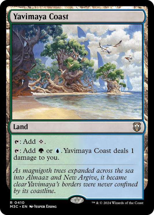 Yavimaya Coast (Ripple Foil) [Commander: Modern Horizons 3] 410