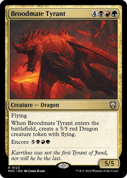 Broodmate Tyrant [Commander: Modern Horizons 3] 123