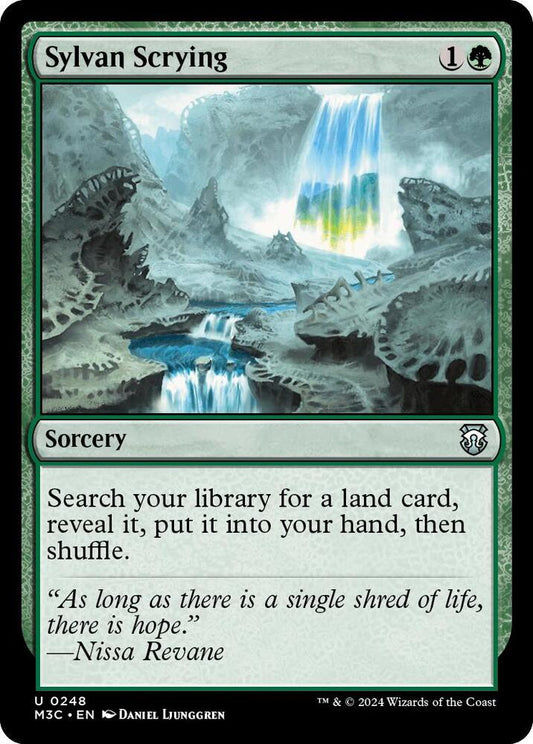 Sylvan Scrying (Ripple Foil) [Commander: Modern Horizons 3] 248