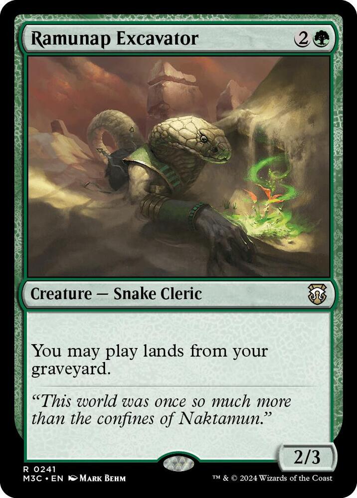 Ramunap Excavator (Ripple Foil) [Commander: Modern Horizons 3] 241