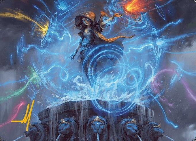 Flusterstorm Art Card (Gold-Stamped Signature) [Art Series: Modern Horizons 3] 54