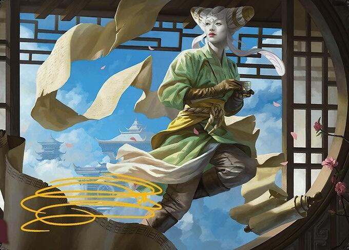 Tamiyo, Inquisitive Student Art Card (Gold-Stamped Signature) [Art Series: Modern Horizons 3] 17