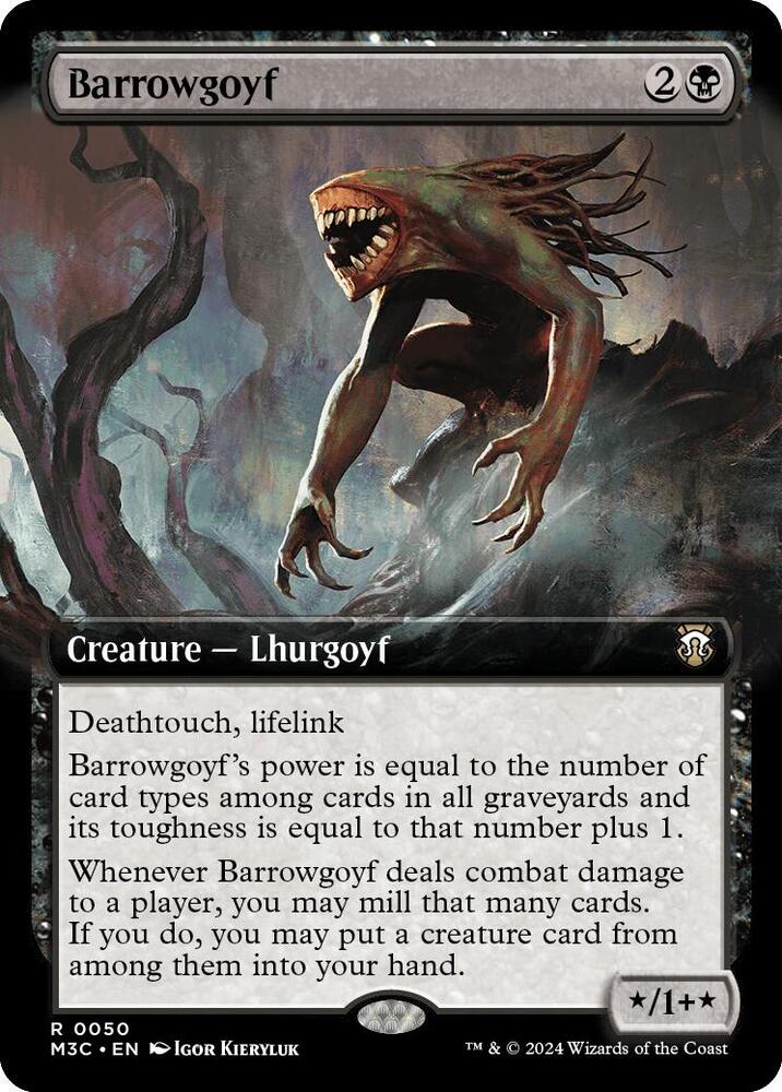 Barrowgoyf (Extended Art) (Ripple Foil) [Commander: Modern Horizons 3] 50