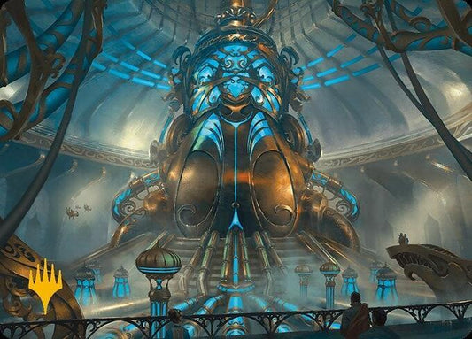 Aether Refinery Art Card (Gold-Stamped Planeswalker Symbol) [Art Series: Modern Horizons 3] 30