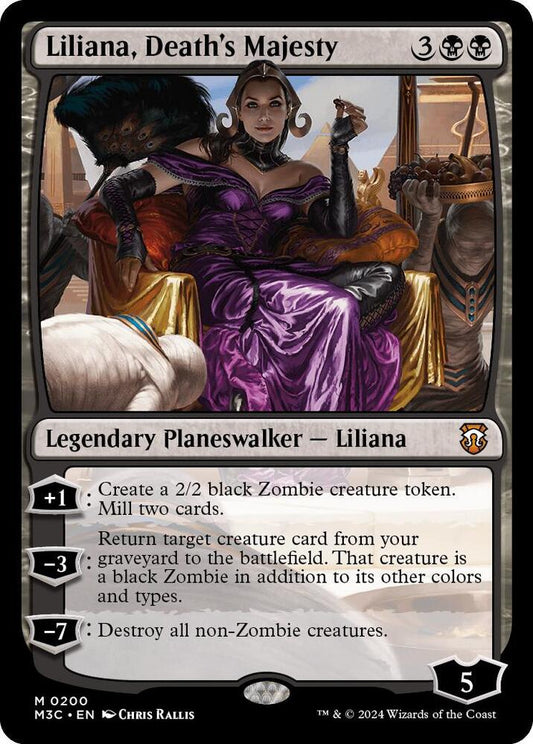 Liliana, Death's Majesty (Ripple Foil) [Commander: Modern Horizons 3] 200
