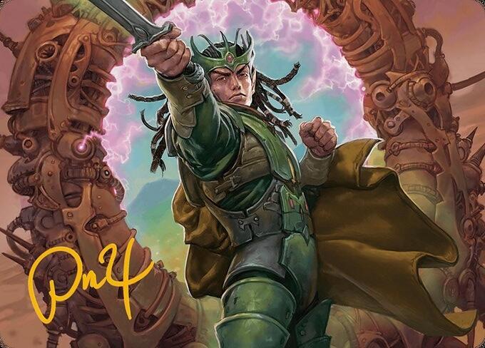 Eladamri, Korvecdal Art Card (Gold-Stamped Signature) [Art Series: Modern Horizons 3] 9