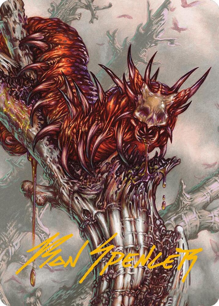 Grist, Voracious Larva Art Card (Gold-Stamped Signature) [Art Series: Modern Horizons 3] 53
