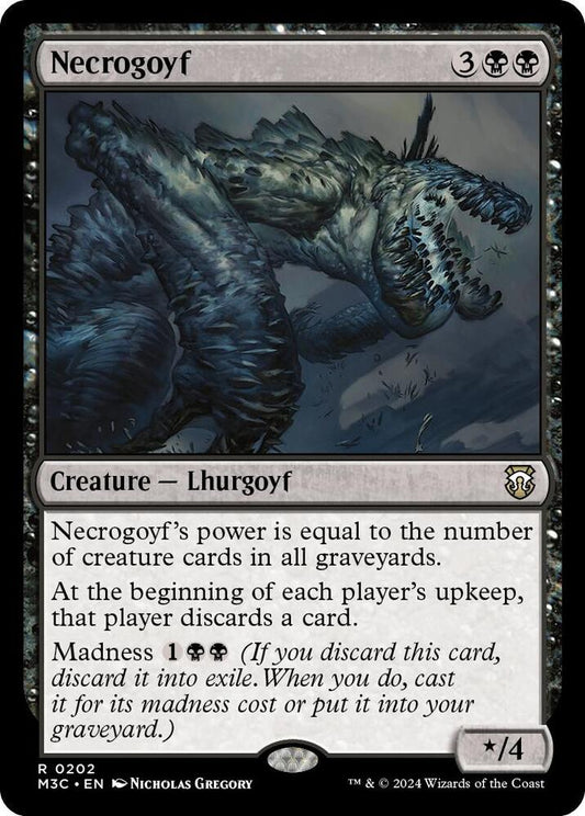 Necrogoyf (Ripple Foil) [Commander: Modern Horizons 3] 202