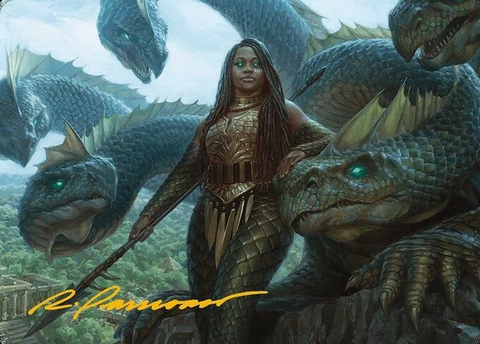 Hydra Trainer Art Card (Gold-Stamped Signature) [Art Series: Modern Horizons 3] 10
