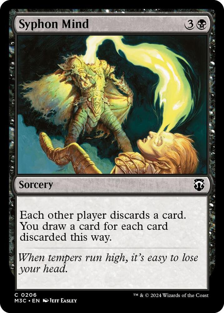 Syphon Mind (Ripple Foil) [Commander: Modern Horizons 3] 206