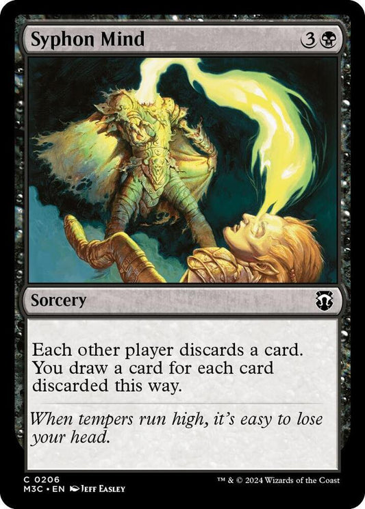 Syphon Mind (Ripple Foil) [Commander: Modern Horizons 3] 206