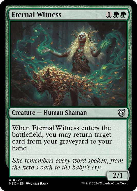 Eternal Witness (Ripple Foil) [Commander: Modern Horizons 3] 227