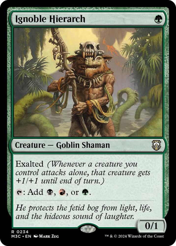 Ignoble Hierarch (Ripple Foil) [Commander: Modern Horizons 3] 234