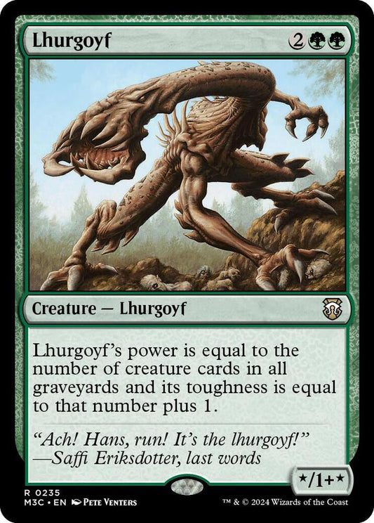 Lhurgoyf (Ripple Foil) [Commander: Modern Horizons 3] 235