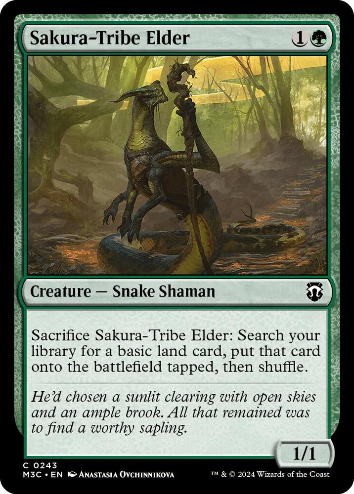 Sakura-Tribe Elder (Ripple Foil) [Commander: Modern Horizons 3] 243