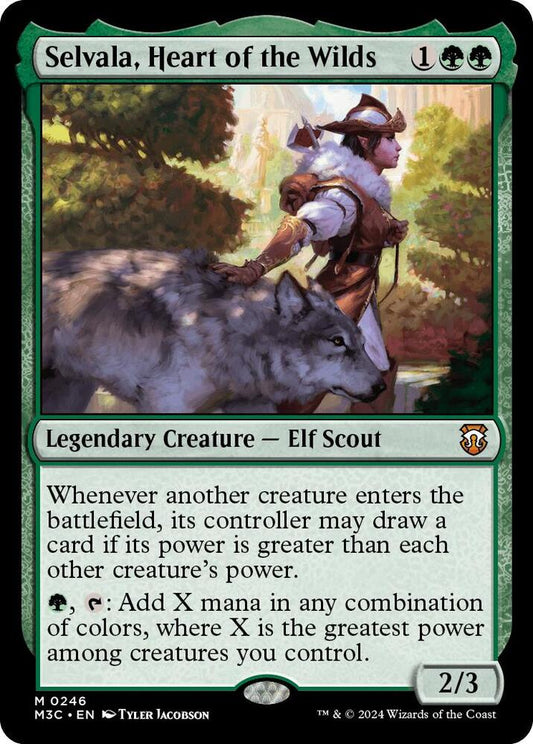 Selvala, Heart of the Wilds (Ripple Foil) [Commander: Modern Horizons 3] 246