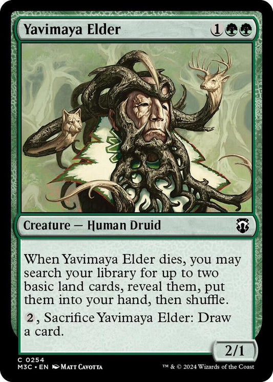 Yavimaya Elder (Ripple Foil) [Commander: Modern Horizons 3] 254