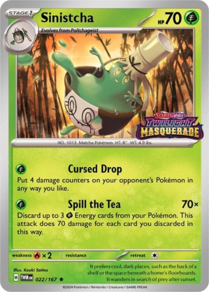 Sinistcha - 022/167 (Prerelease) [SV: Scarlet & Violet Promo Cards] 022/167