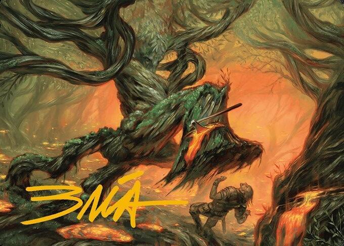 Stump Stomp Art Card (Gold-Stamped Signature) [Art Series: Modern Horizons 3] 20