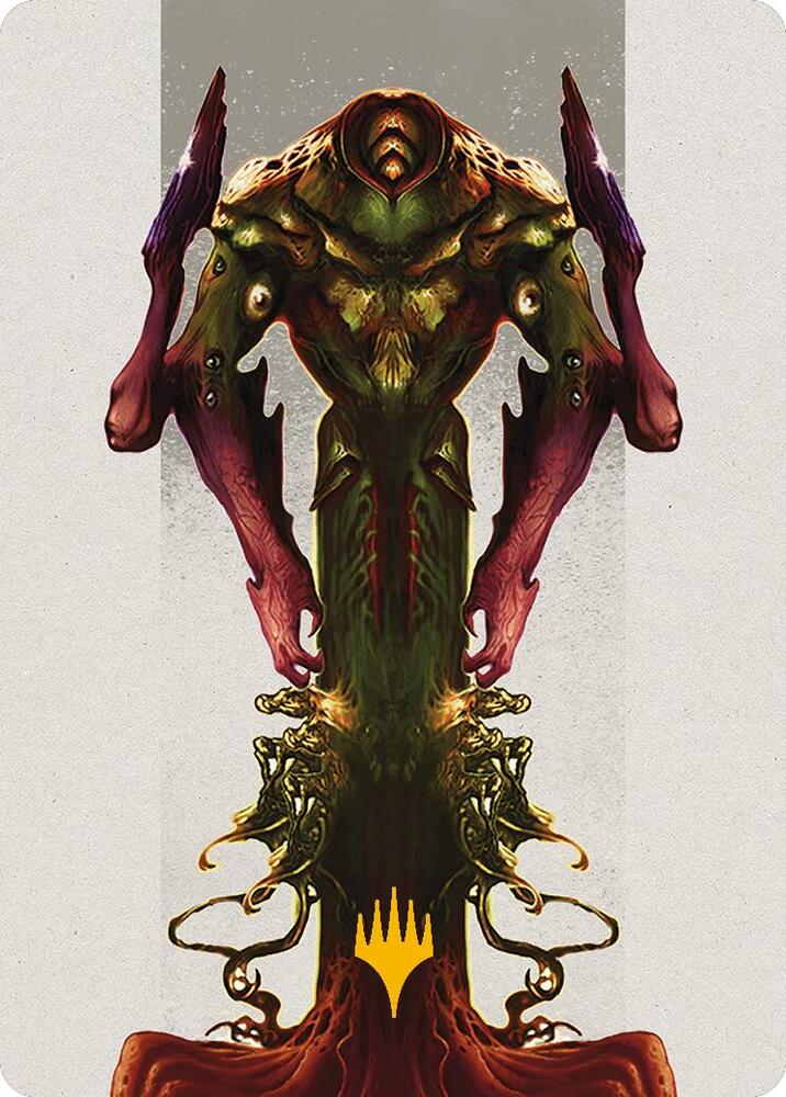 Kozilek, the Broken Reality Art Card (Gold-Stamped Planeswalker Symbol) [Art Series: Modern Horizons 3] 51